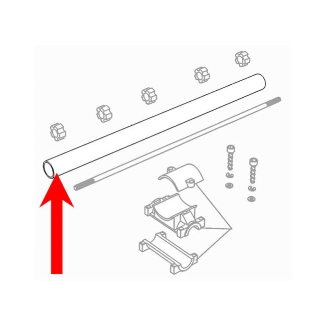 BARRA DE ALUMINIO