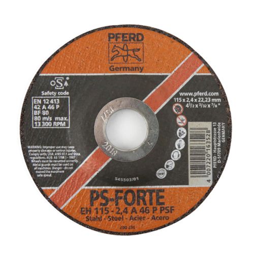 DISCO ABRASIVO 115MM - 22,2MM - 2MM - METALES