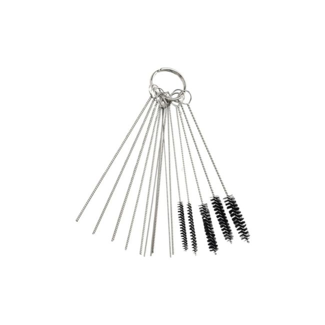 KIT DE AGUJAS Y CEPILLOS LIMPIADORES PARA CARBURADOR