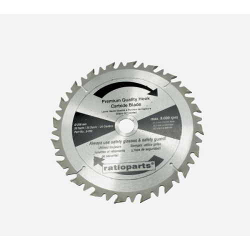Disco 20 puntas widia 250x25,4x1,8mm Antirrebote Recto (ratio)