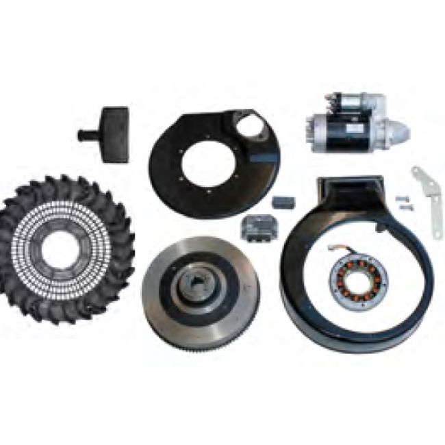 KIT ARRANQUE ELECTRICO LOMBARDINI 4LD640, 4LD705, 4LD820, LDA100, LDA820, LDA96, LDA97