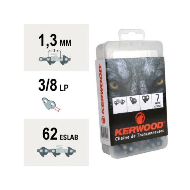 CADENA 3/8'' LP 1,3 MM 62E