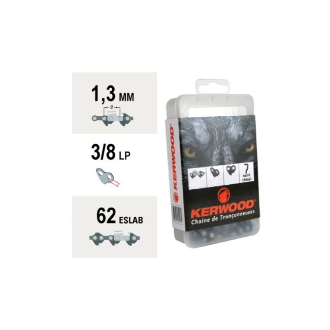 CADENA 3/8'' LP 1,3 MM 62E
