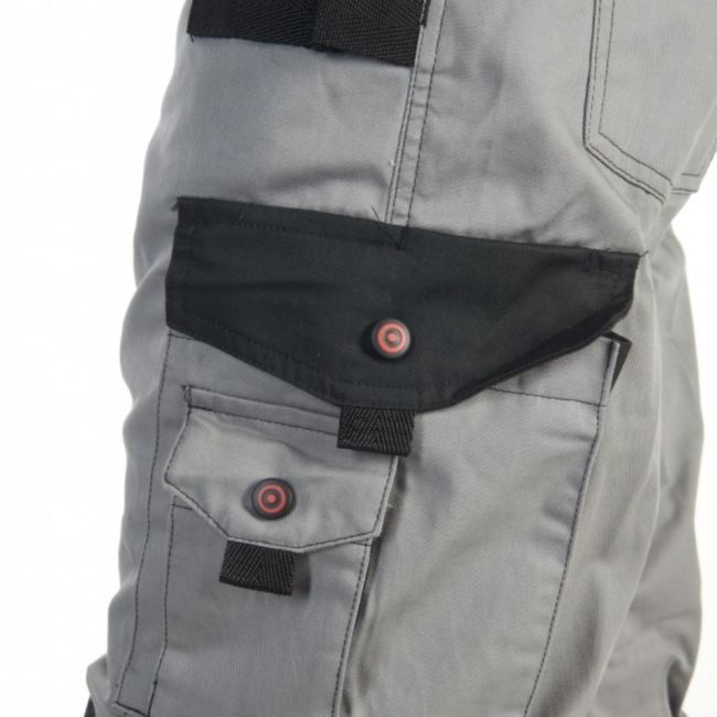 PANTALÓN TEJIDO LIGERO GRIS / NEGRO T2 (44/46)
