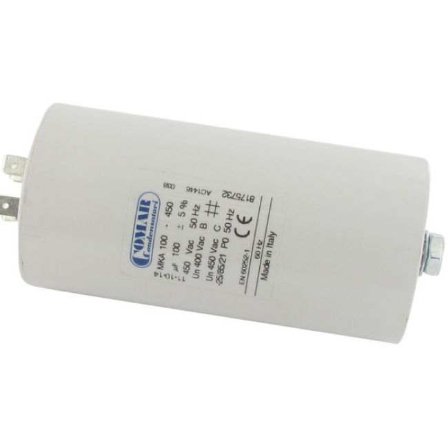 CONDENSADOR TERMINALES 100 MF