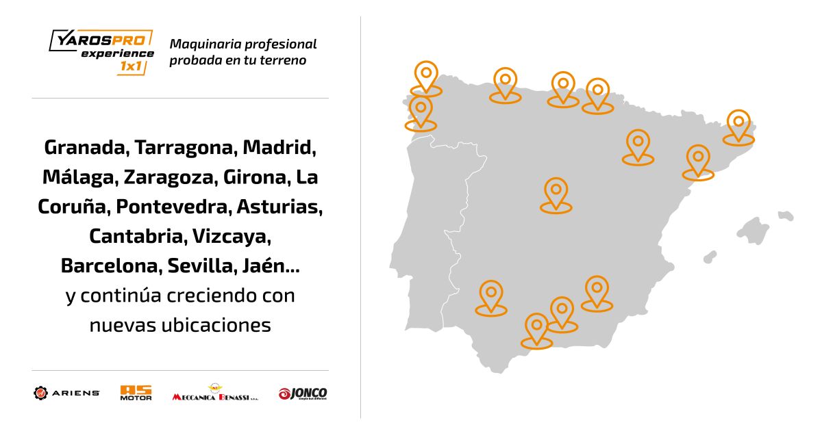 Yaros Pro Experience 1x1: maquinaria profesional probada en el terreno del cliente