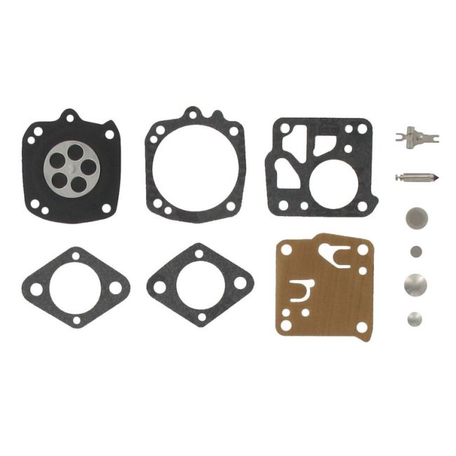 KIT REPARACION CARBURADOR DOLMAR, ECHO, STIHL, TILLOTSON 116, 120, 133, 143, 309, 343, 3550, 3800, GT2400, SRM3000, TS460, HS