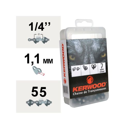 CADENA 1/4. 1,1MM. 55 E