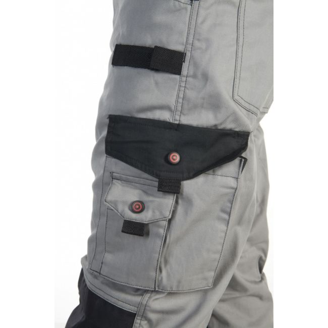 PANTALÓN TEJIDO LIGERO GRIS / NEGRO T1 (40/42)