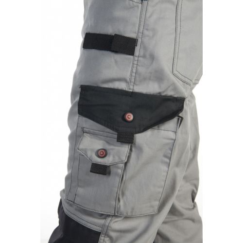 PANTALÓN TEJIDO LIGERO GRIS / NEGRO T5 (54/56)